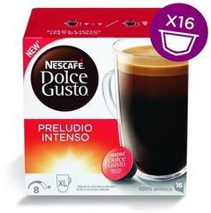 Капсулы KRUPS NESCAFE Dolce Gusto Preludio Intenso, для кофемашин капсульного типа, 16 шт [12323697]