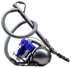 Пылесос DYSON DC37 Allergy Musclehead, 1300Вт, серый/синий