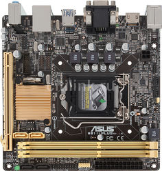 Материнская плата ASUS H81I-PLUS, LGA 1150, Intel H81, mini-ITX, Ret