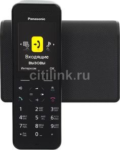 Радиотелефон PANASONIC KX-PRW120RUW, черный