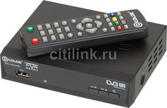 Ресивер DVB-T2 D-COLOR DC1401HD, черный