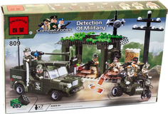 Конструктор Brick Военная техника с аксессуарами 809