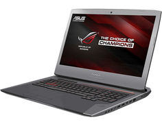 Ноутбук ASUS G752VS-BA228T 90NB0D71-M03460 (Intel Core i7-6700HQ 2.6 GHz/8192Mb/1000Gb + 256Gb SSD/DVD-RW/nVidia GeForce GTX 1070 8192Mb/Wi-Fi/Bluetooth/Cam/17.3/1920x1080/Windows 10 64-bit)