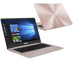 Ноутбук ASUS Zenbook UX410UF-GV029T 90NB0HZ4-M00470 (Intel Core i5-8250U 1.6 GHz/8192Mb/1000Gb + 128Gb SSD/No ODD/nVidia GeForce MX130 2048Mb/Wi-Fi/Bluetooth/Cam/14.0/1920x1080/Windows 10 64-bit)