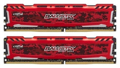 Модуль памяти Crucial DDR4 DIMM 2400MHz PC4-19200 CL16 (2x8Gb) BLS2C8G4D240FSE