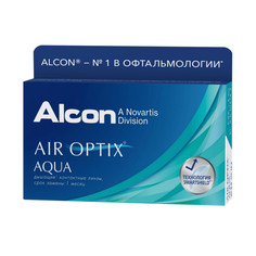 Контактные линзы Alcon Air Optix Aqua (6 линз / 8.6 / -2)