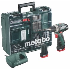 Аккумуляторный винтоверт metabo powermaxx bs basic set 600080880