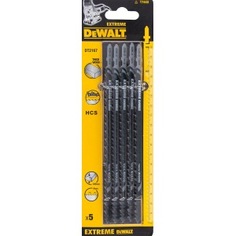 Пилки для лобзика по дереву (180 мм; шаг зубьев 4 мм) 5 шт. dewalt dt 2167