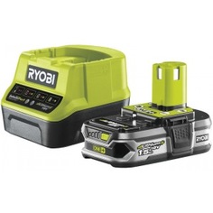 Аккумулятор ryobi one+ rc18120-115 (18 в; 1.5 а*ч; li-ion) + зарядное устройство rc18120