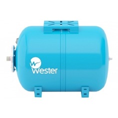 Мембранный бак для водоснабжения (горизонтальный) wao 100 wester 0140995