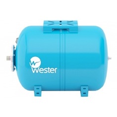 Мембранный бак для водоснабжения (горизонтальный) wao 50 wester 0140970
