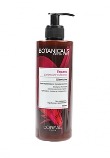 Шампунь LOreal Paris "Botanicals, Герань", для окрашенных и тусклых волос, без парабенов, силиконов и красителей, 400 мл