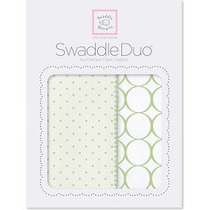 Набор пеленок SwaddleDesigns Swaddle Duo KW Dot/Mod Circle (SD-472KW)