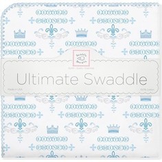 Фланелевая пеленка SwaddleDesigns для новорожденного PB Little Prince (SD-414PB)