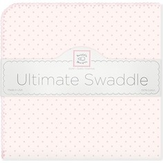 Фланелевая пеленка SwaddleDesigns для новорожденного Pink w/Pink Dot (SD-048PP)
