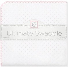 Фланелевая пеленка SwaddleDesigns для новорожденного Pstl Pink Dot (SD-001PP)
