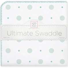 Фланелевая пеленка SwaddleDesigns для новорожденного SC Big Dot Lt Dot (SD-492SC)