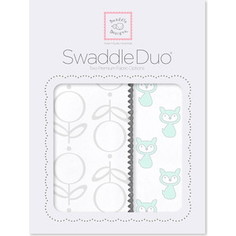 Набор пеленок SwaddleDesigns Swaddle Duo SeaCrystal Little Fox