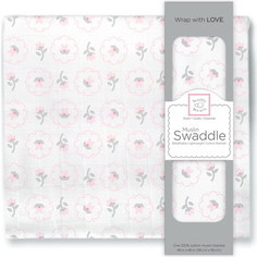 Пеленка муслиновая SwaddleDesigns Pstl Pink Posies