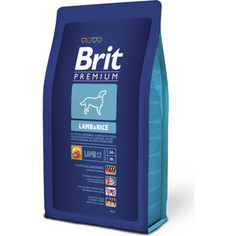 Сухой корм Brit Premium Lamb & Rice гипоаллергенный с ягнёнком и рисом для взрослых собак всех пород 3кг (132338) Brit*