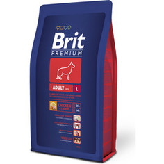 Сухой корм Brit Premium Adult L для взрослых собак крупных пород 3кг (132322) Brit*