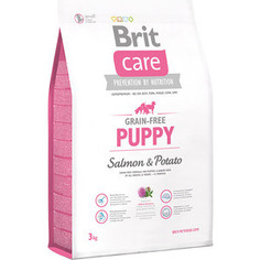 Сухой корм Brit Care Puppy All Breed Grain-free Salmon & Potato беззерновой с лососем и картофелем для щенков всех пород 3кг (132719) Brit*