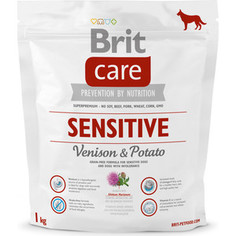 Сухой корм Brit Care Sensitive Venison & Potato с олениной и картофелем для собак с чувствительным пищеварением 1кг (132747) Brit*