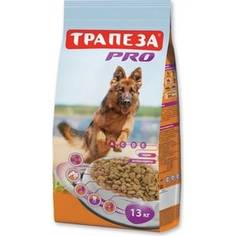 Сухой корм Трапеза Pro с мясом для собак 13кг (59889)
