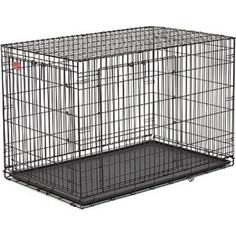 Клетка Midwest Life Stages A.C.E. 48 Double Door Dog Crate 124x79x82h см 2 двери- MAXLock черная для собак