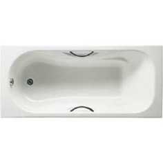 Чугунная ванна Roca Malibu 150x75 antislip с отверстиями для ручек (A2315G000R)