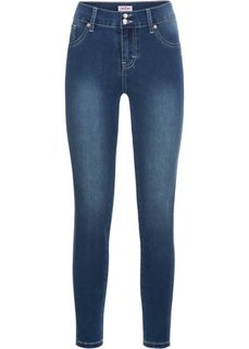 Джинсы-мегастретч 7/8 SLIM, cредний рост (N) (темно-синий новый) Bonprix