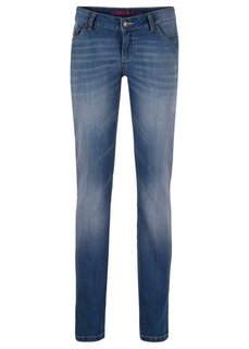 джинсы, низкий рост (K) (синий «потертый») Bonprix