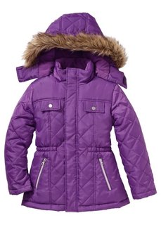 Зимняя куртка с капюшоном, Размеры  116-170 (лиловый) Bonprix