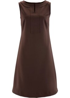 Трикотажное платье (темно-коричневый) Bonprix