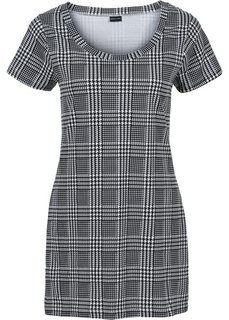 Футболка (черный/белый с рисунком) Bonprix