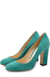 Замшевые туфли Bille 100 на устойчивом каблуке Jimmy Choo