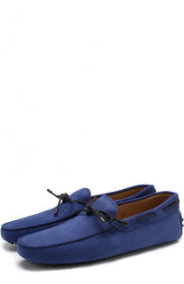 Однотонные замшевые мокасины Tod’s