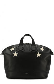 Кожаная дорожная сумка Nightingale с плечевым ремнем Givenchy