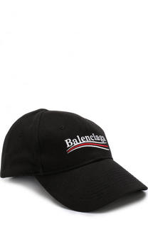 Хлопковая бейсболка с логотипом бренда Balenciaga