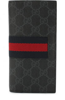 Бумажник GG Supreme Web с отделениями для кредитных карт Gucci