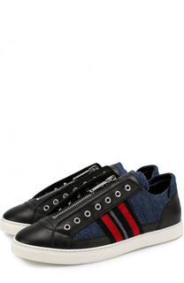 Комбинированные кеды Bad Scout Asylum без шнуровки Dsquared2