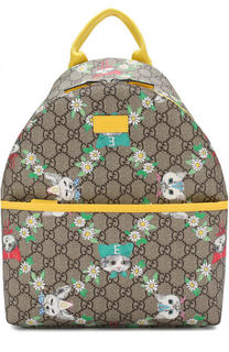 Рюкзак с принтом Gucci