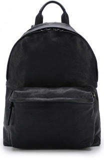 Кожаный рюкзак с внешним карманом на молнии Officine Creative