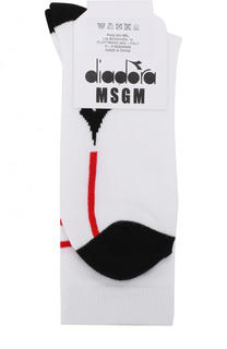 Хлопковые носки MSGM x Diadora MSGM