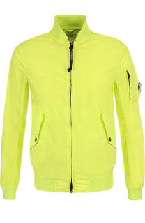 Однотонный бомбер на молнии C.P. Company