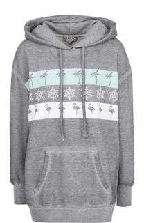 Толстовка свободного кроя с капюшоном и принтом Wildfox
