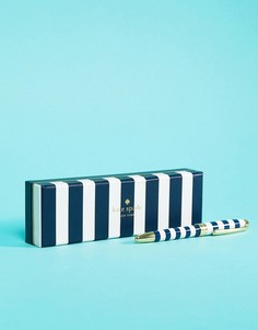 Полосатая шариковая ручка в подарочной упаковке Kate Spade - Мульти