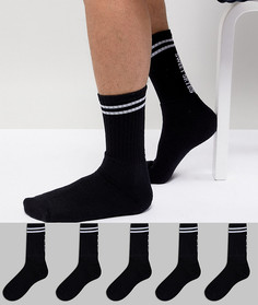 Набор из 5 пар черных носков Sweet SKTBS - Черный