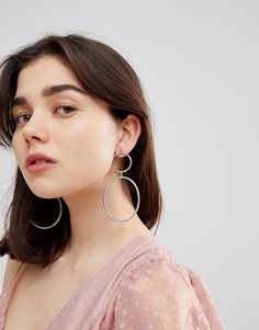 Двойные серьги-кольца ALDO - Золотой