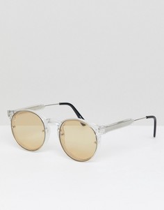 Круглые солнцезащитные очки с желтыми стеклами Spitfire - Очистить